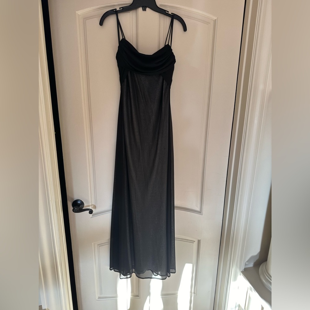 Black Grecian style gown
